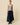 Women's Cotton Poplin Pleated Dress Navy