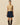 Women's Indigo Jacquard Denim Pleated Skirt Navy