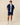 Men's Terry Safari Shirt Evening Blue