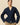 Women's Indigo Jacquard Denim Riding Jacket Navy