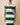 Women's Striped Polo Maxi Dress Green White Rugby Stripes