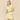 Women's Knit Cropped Polo Top Pale Yellow