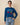 Cotton Ramie Tomato Sweater Blue