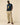 Cashmere Argyle Pooh Sweater Vest Navy Argyle