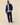 Men's Indigo Jacquard Denim Jacket Navy