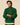 Cashmere Quarter Zip Ottoman Rib Sweater Green