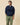 Cashmere Quarter Zip Ottoman Rib Sweater Navy