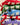 Stack of colorful sweater with sheep pattern on a neutral background