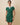Women's Sweater Polo Dress Green