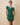 Women's Sweater Polo Dress Green