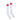 Women's Signature Red Striped Knee Socks White