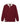 Cotton Contrast Collar Rugby Burgundy