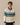Cotton Center Stripe Rugby White