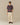 Men's Linen Painted Stripe Polo Sweater Navy