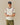 Cotton Blend Varsity Sweater Tee White