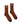 Women's Bear Striped Socks Brown