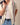 Men's Short Sleeve Button Through Thin Stripe Polo Sweater Cream