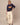 Cotton NY Hot Dog Sweater Navy