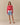 Charlotte Cotton Cropped Sheep Cardigan RED Red / XL