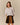 Pippa Mixed Corduroy Pleated Skirt Brown Brown / XL