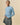 Cashmere Cable Sheep Turtleneck Blue