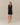 Women's Cable Knit Collared Dress Navy