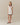 Women's Cable Knit Collared Dress White