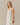 Women's Long Linen Striped Dress Cream Stripe