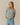 Cropped Striped Rugby Blue Brown Stripe