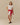 Women's Lobster Embroidered Polo Dress White