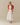 Women's Cotton Smocked Skirt with Ribbon White White / XS