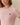 Warm & Wonderful Women's Sheep Cotton Cable Crewneck Sweater Pink