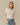 Women's Cotton Shirred Top White